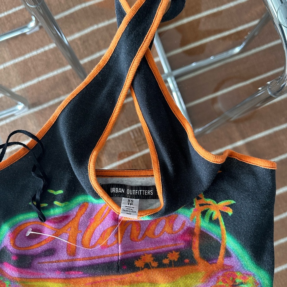 Urban outfitters cross neck halter size xs